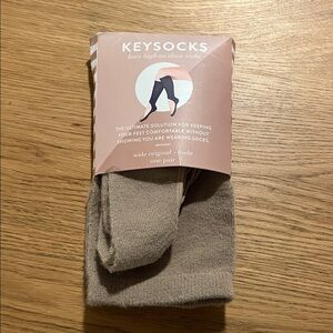 🧦Tan Knee High No Show Socks